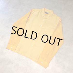 画像: COMME des GARCONS HOMME  - Yellow 切り替え長袖シャツ