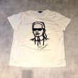 画像3: Karl Lagerfeld × H＆M - White カールラガーフェルドプリントTシャツ (3)