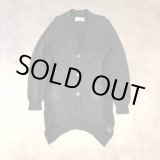 画像: Maison Martin Margiela - Gray 切り替えデザインカーディガン