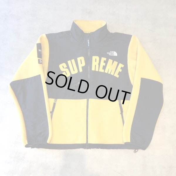 画像1: Supreme × THE NORTHFACE - Yellow × Black 切り替えフリースジャケット (1)