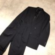 画像1: COMME des GARCONS HOMME - Navy ダブルテーラードセットアップ (1)