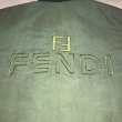 画像7: FENDI - khaki × Black リバーシブル刺繍入りコート (7)