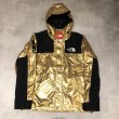 画像1: Supreme × THE NORTHFACE - Gold メタリックマウンテンパーカー (1)