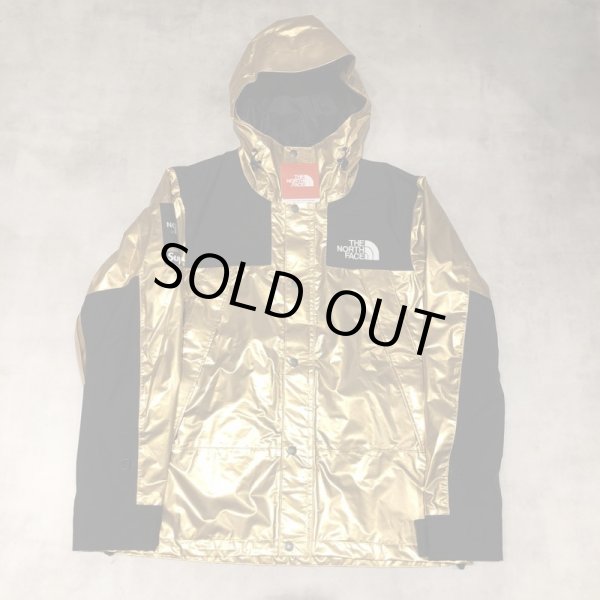 画像1: Supreme × THE NORTHFACE - Gold メタリックマウンテンパーカー (1)