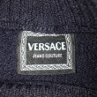 画像6: VERSACE - Black メデューサ刺繍プルオーバーニット (6)