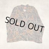画像: Supreme - Black フラワー柄長袖アロハシャツ