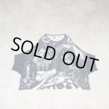 画像: 【10%OFF】HIRO - Black 総グラフィックビックシルエットTシャツ