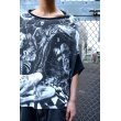 画像8: 【10%OFF】HIRO - Black 総グラフィックビックシルエットTシャツ (8)