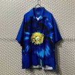 画像1: KENZO - Single Flower Rayon Shirt (1)