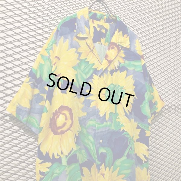 画像2: KENZO - Sunflower Graphic Rayon Shirt (2)