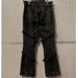 画像4: BLACKTAI - Frayed Flared Design Pants (4)