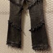 画像6: BLACKTAI - Frayed Flared Design Pants (6)