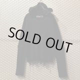 画像: Black means - Frayed Pullover Hoodie