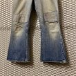 画像3: Levi's - "646" Damage & Repair Flare Denim Pants (70's) (3)