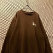 画像6: STUSSY - "Big Logo" Sweat (Brown) (6)