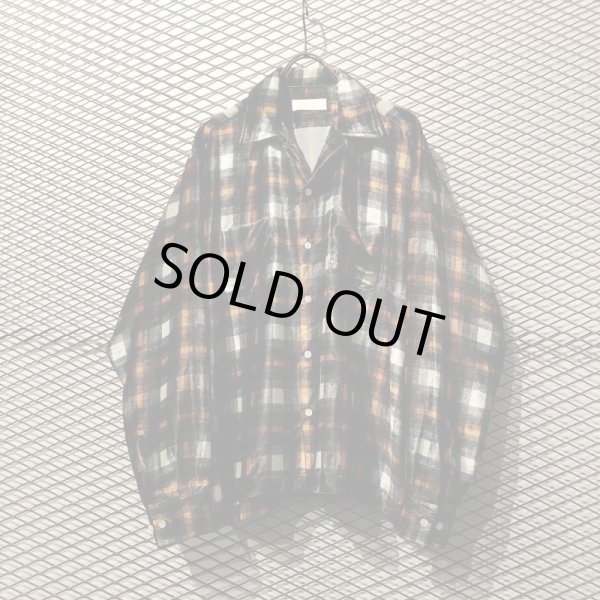 画像1: NEON SIGN - Velvet Buffalo Check Shirt (1)