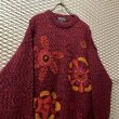 画像2: KENZO - 90's Flower Embroidery Knit (2)