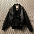 画像1: PLAY BOY - Docking Design Sheep Leather Blouson (1)