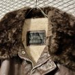 画像5: Sears - Leather Boa Jacket (Brown) (5)