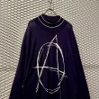 画像2: SHAREEF - "ANARCHY" High Neck Knit (2)