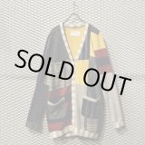 画像: NOZOMI ISHIGURO - Different Material Switching Cardigan