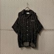 画像1: KANSAI MAN - Striped Flower Opencollar Shirt  (1)
