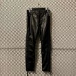 画像1: HYSTERIC GLAMOUR - Lace Up Fake Leather Pants (1)