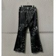 画像5: TORNADO MART - Paint Flared Denim Pants (Black) (5)
