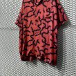 画像3: DOUBLE RAINBOUU - Thorny Aloha Shirt (Red) (3)