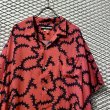 画像4: DOUBLE RAINBOUU - Thorny Aloha Shirt (Red) (4)