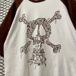 画像4: STUSSY - "Bandage Skull" Raglan Tee (4)