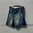 画像1: FACETASM - Wrap Denim Shorts (Indigo) (1)