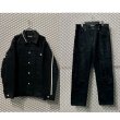 画像1: NEXUSVII - "Hagi" Rebuild Denim Setup (Black)  (1)