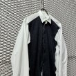 画像2: COMME des GARCONS SHIRT - Crinkled Docking Design Shirt  (2)