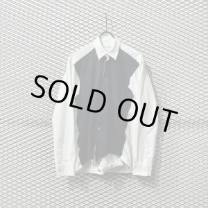 画像: COMME des GARCONS SHIRT - Crinkled Docking Design Shirt 