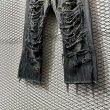 画像3: VINTI ANDREWS - Crash ＆ Repair Denim Pants (Black) (3)
