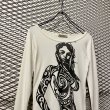 画像2: HYSTERIC GLAMOUR - "Tribal Girl" Long Sleeve Tee (2)