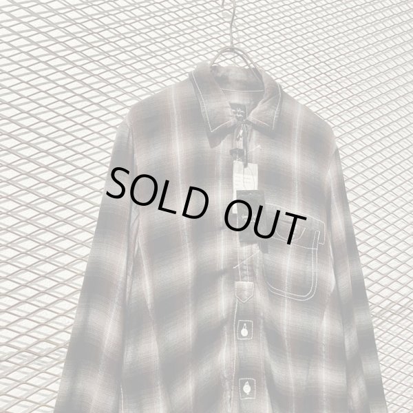 画像2: NUMBER (N)INE - 08A/W Shadow Check Rayon Shirt (2)