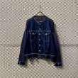 画像1: HYSTERIC GLAMOUR - Knit & Denim Switching Jacket  (1)