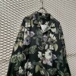 画像2: Used - Flower Open Collar Rayon Shirt (2)