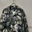 画像4: Used - Flower Open Collar Rayon Shirt (4)