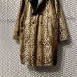 画像3: Used - Leather x Leopard Reversible Coat (3)