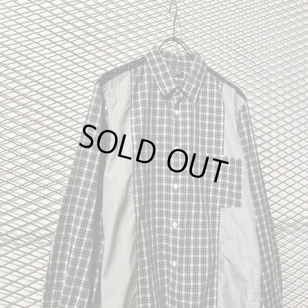 画像2: COMME des GARCONS HOMME - Check x Dot Switching Shirt (2)