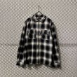 画像1: HUF - Shadow Check Zip Shirt (1)