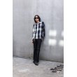 画像8: BLANCK - Shadow Check Open Collar Shirt (8)