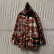 画像1: NOZOMI ISHIGURO - Tartan Check Switching Duffle Coat  (1)