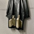 画像3: Used - Art Pattern Leather Coat (3)