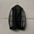 画像1: EMPORIO ARMANI - Check Switching Tailored Jacket (1)