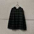 画像1: GENERAL RESEARCH - Diamond Pattern Mock Neck Knit (1)