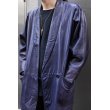 画像11: Used - Shawl Collar Leather Coat (Purple) (11)